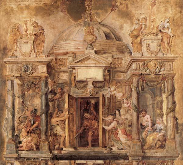 Peter Paul Rubens The Temle of Janus Sweden oil painting art